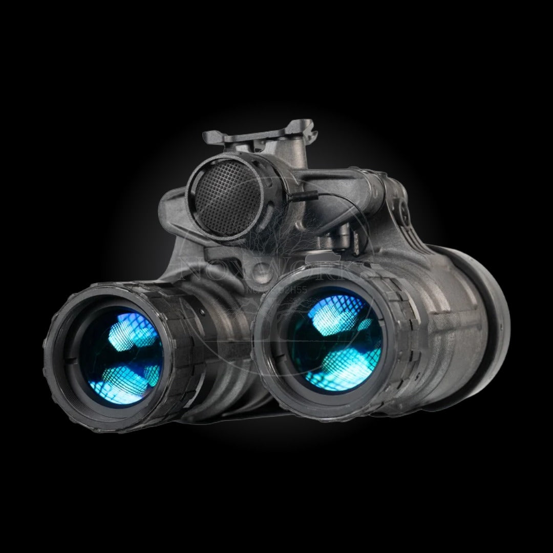 UK built Night Vision Binoculars Nocturn Industries Katana on black background 