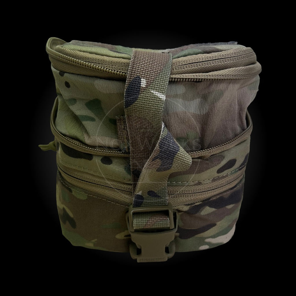 night vision pouch multicam expanded lid on a black background