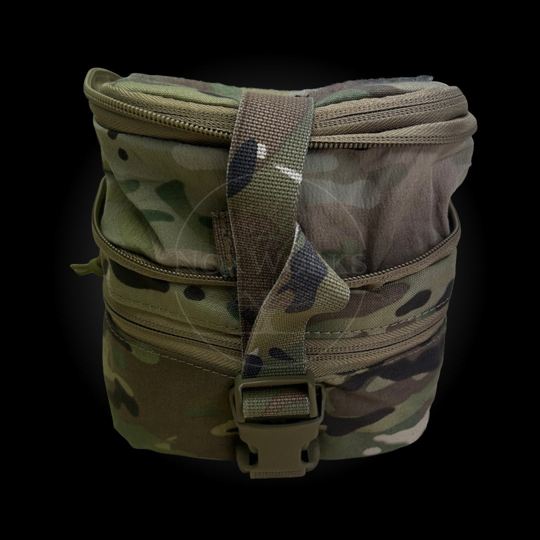 night vision pouch multicam expanded lid on a black background